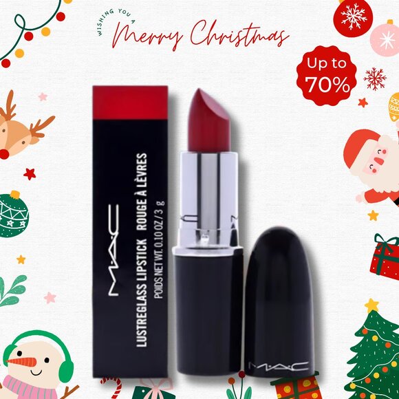 MAC Lustreglass Sheer-Shine Lipstick 502 Cockney 0.1 Oz / 3g - Picture 1 of 3